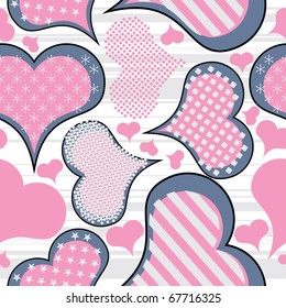 Hearts seamless