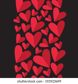 Hearts seamless art