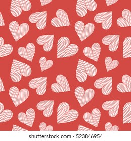 Hearts Seamless Background