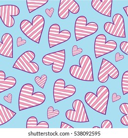 Hearts Seamless Background