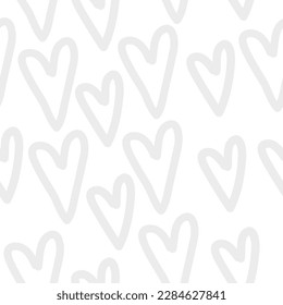 Hearts - seamless background, tile decor