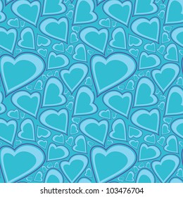 Hearts - seamless pattern