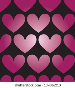 hearts seamless pattern