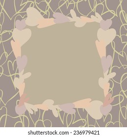 Hearts seamless pattern 