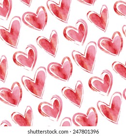 Hearts Seamless Pattern