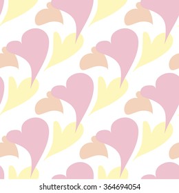 Hearts Seamless pattern