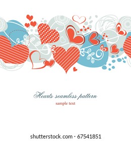 Patrón fluido del corazón