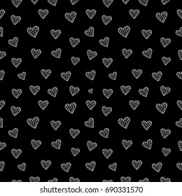 Hearts seamless pattern