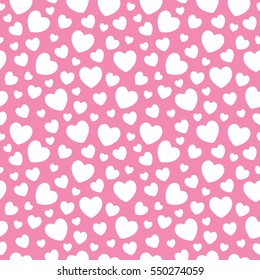 Hearts seamless pattern background, can be used for celebrations, wedding invitation, mothers day and valentines day