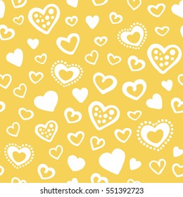 Hearts seamless pattern background, can be used for celebrations, wedding invitation, mothers day and valentines day