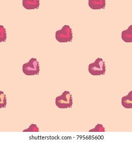 Hearts seamless pattern background, can be used for celebrations, wedding invitation, mothers day and valentines day