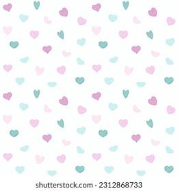 Hört nahtloses Muster. Kann für Feiern, Hochzeitseinladung, Mütter Tag und Valentinstag verwendet werden. Für Dekoration und Design von Stoffen, Papier, Verpackungen, Tapeten
