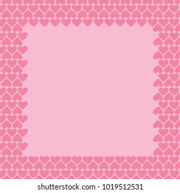 Hearts seamless pattern design for valentine's day and any love concept.