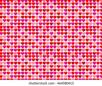 Hearts seamless pattern love background