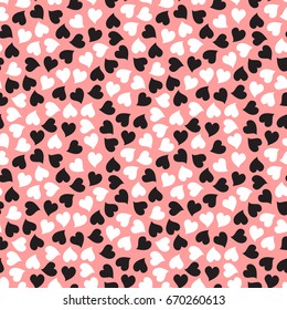 Hearts seamless pattern. Love. Valentine's Day background