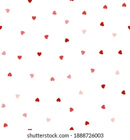Hearts seamless pattern. Repeated heart. Vector repeating texture. For wallpaper, banner, invitation, wrapping, print, textiles, card to valentines day and wedding, Mother's day and birthday greetings
