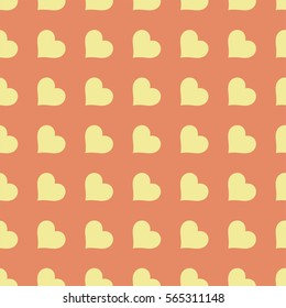 Hearts seamless pattern. Valentine's day background. 