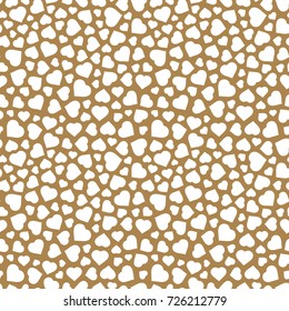 Hearts. Seamless pattern. Valentines day background. Vector illustration. 