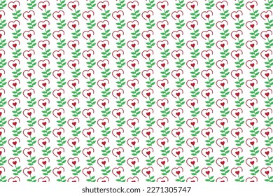 hearts seamless pattern vector illustration