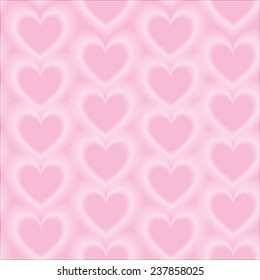 Hearts seamless vector pattern. Valintines day pattern