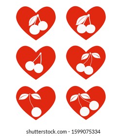 hearts set for design. hearts set for the holiday 