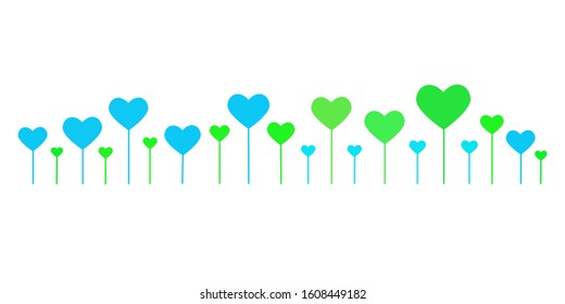 hearts set for design. hearts set for the holiday. heart
