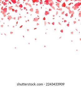 Fondo de configuración de corazón. Diseño de San Valentín