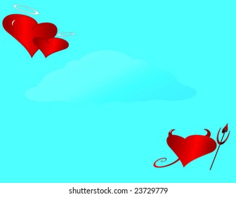 hearts in the sky