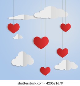 hearts in the sky