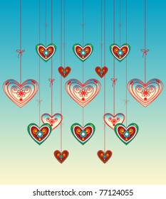 hearts in the sky