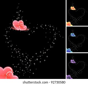 hearts and stars
