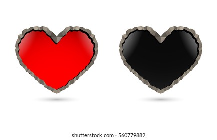 Hearts of stone(black,red,shell,shine,rock)