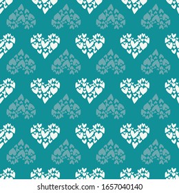 hearts sweet seamless repeat pattern design. Perfect for valentine, wedding and invitation