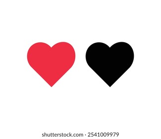 Hearts symbol icon. Art, decoration, design, element, expression, feeling, graphic, heart, icon, illustration, logo, relationship, shape, sign, simple, symbol and vector. 
