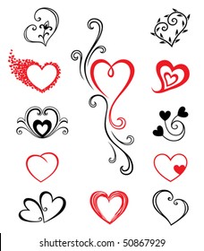 Hearts – Tattoo Set 2