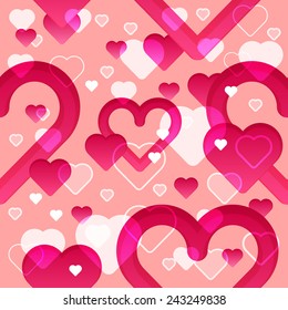 Hearts texture pattern