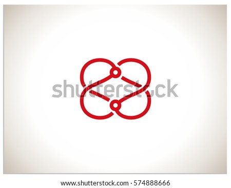Hearts that intertwined. Scalable image vector icon illustration sign symbol logo emblem, which you can use to screen (web, mobile app, video) and print (corporate identity, advertising, souvenir, etc