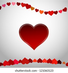 Hearts of valentine