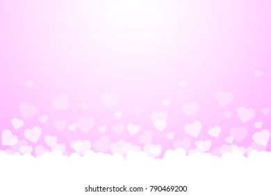 Hearts valentine background