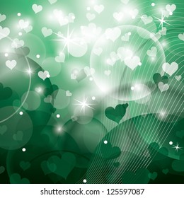 Hearts. Valentine Day Background.