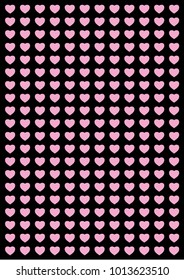 Hearts for Valentine's concept