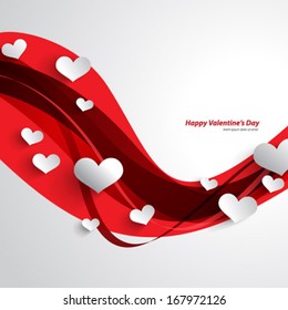 Hearts for Valentines Day Background
