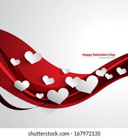 Hearts for Valentines Day Background