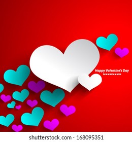 Hearts for Valentines Day Background