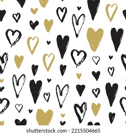 Corazón vectorial del día de San Valentín sin fisuras.