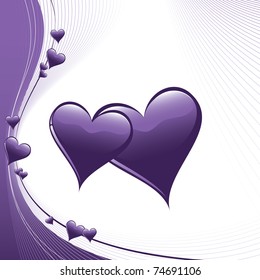 Hearts. Vector.
