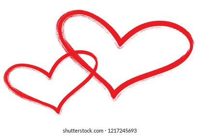 Double Hearts Images, Stock Photos & Vectors | Shutterstock