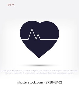hearts vector icon