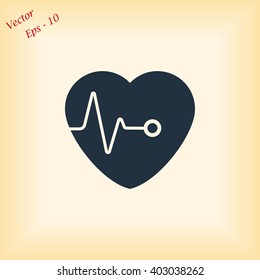 hearts vector icon