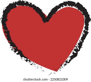 Hearts vector icon collection. Valentine's day romance symbols.
